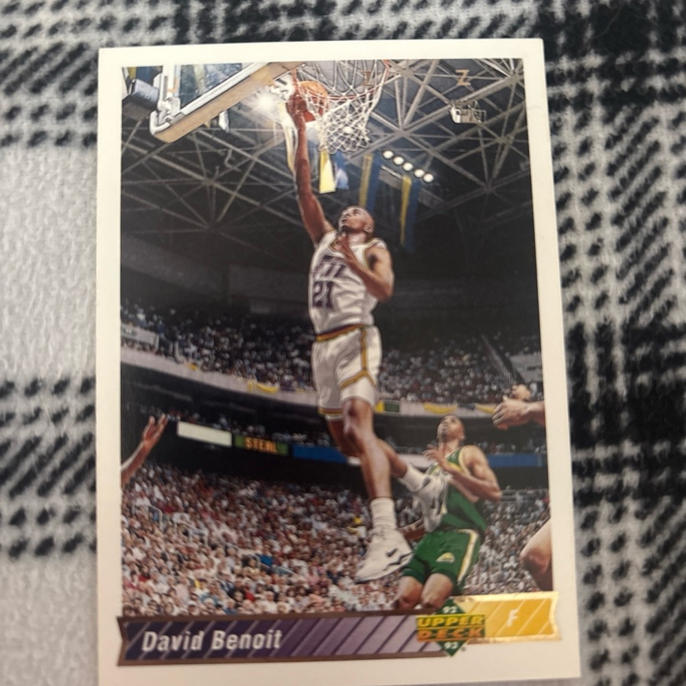 1992-93 Upper Deck - David Benoit #174 UTAH JAZZ